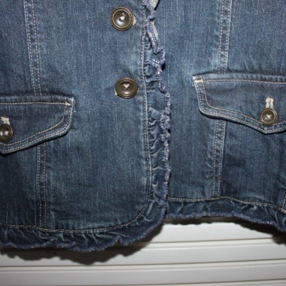 Coldwater Creek Dark Blue Jean Jacket - Picture 9 of 15